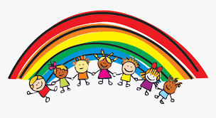 Rainbow Clipart Preschool - Rainbow Kids, HD Png Download - kindpng